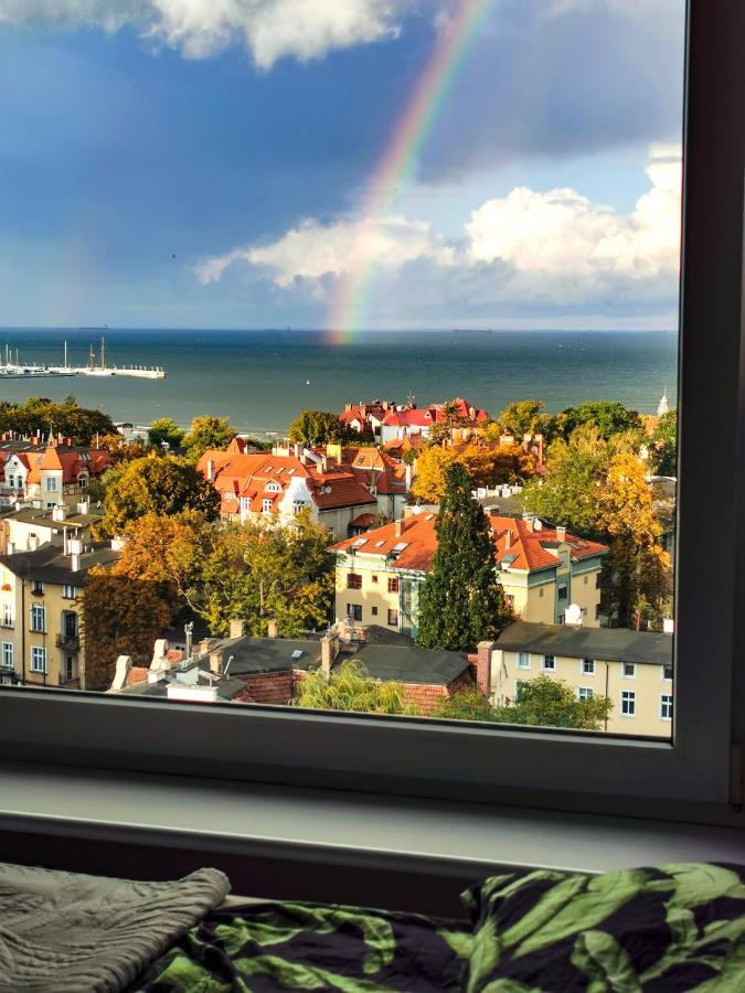Przy Plaży Z Widokiem Na Morze Kwatera prywatna Sopot